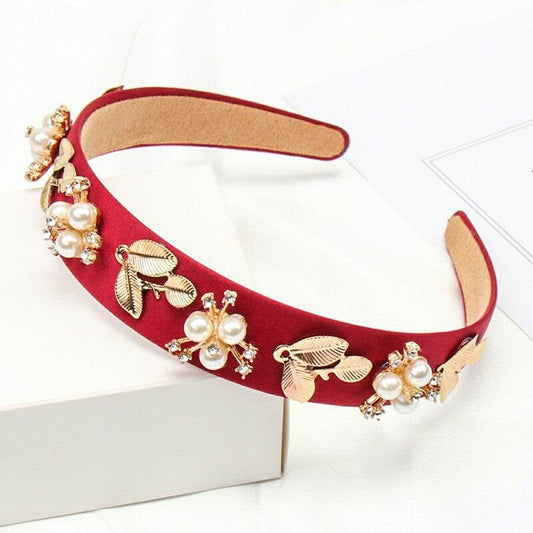 Headband Pearl Rhinestone Hair Accessories