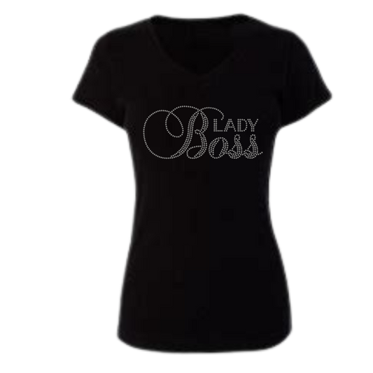 Boss Lady Rhinestone Apparel