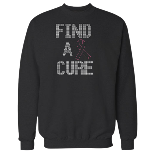Find A Cure Rhinestone Apparel