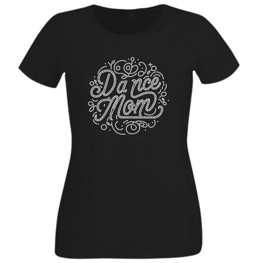Dance Mom (Circle) Rhinestone Apparel