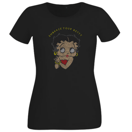 Embrace your Betty Rhinestone Shirts