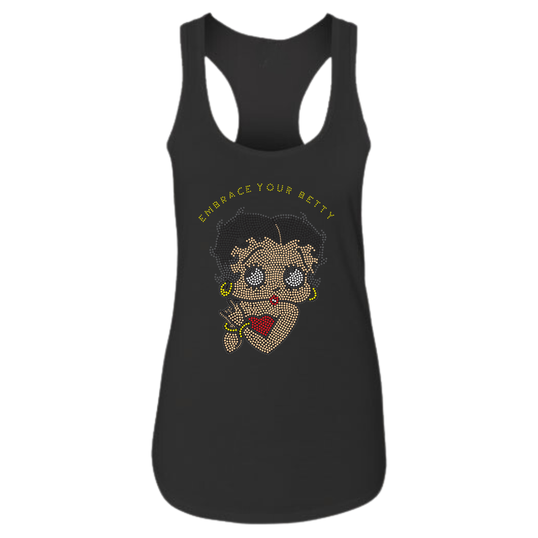 Embrace your Betty Rhinestone Shirts