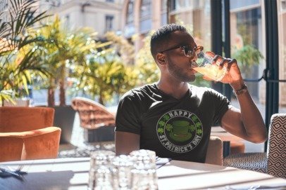 Happy St. Patrick's Day Rhinestone Apparel