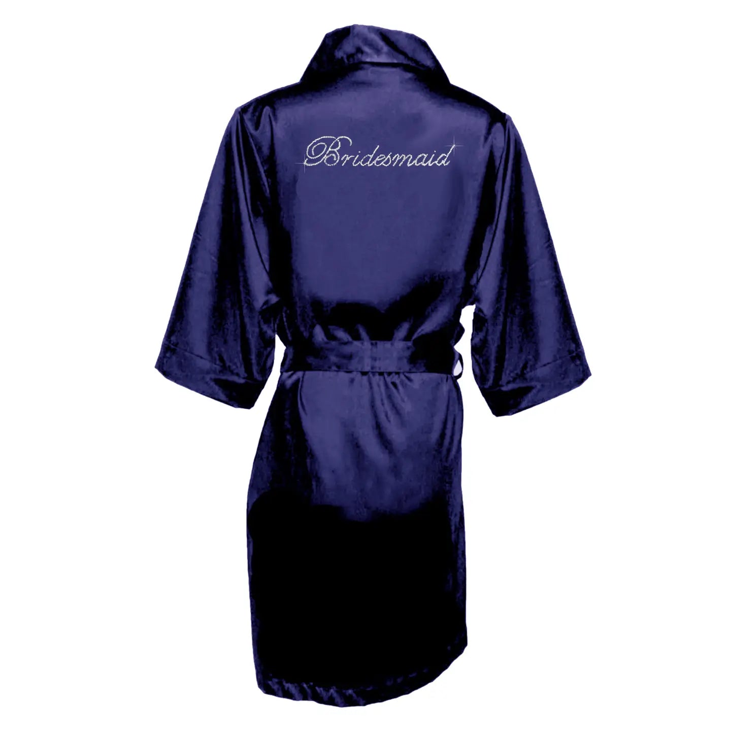 Women's Satin Rhinestone Robes