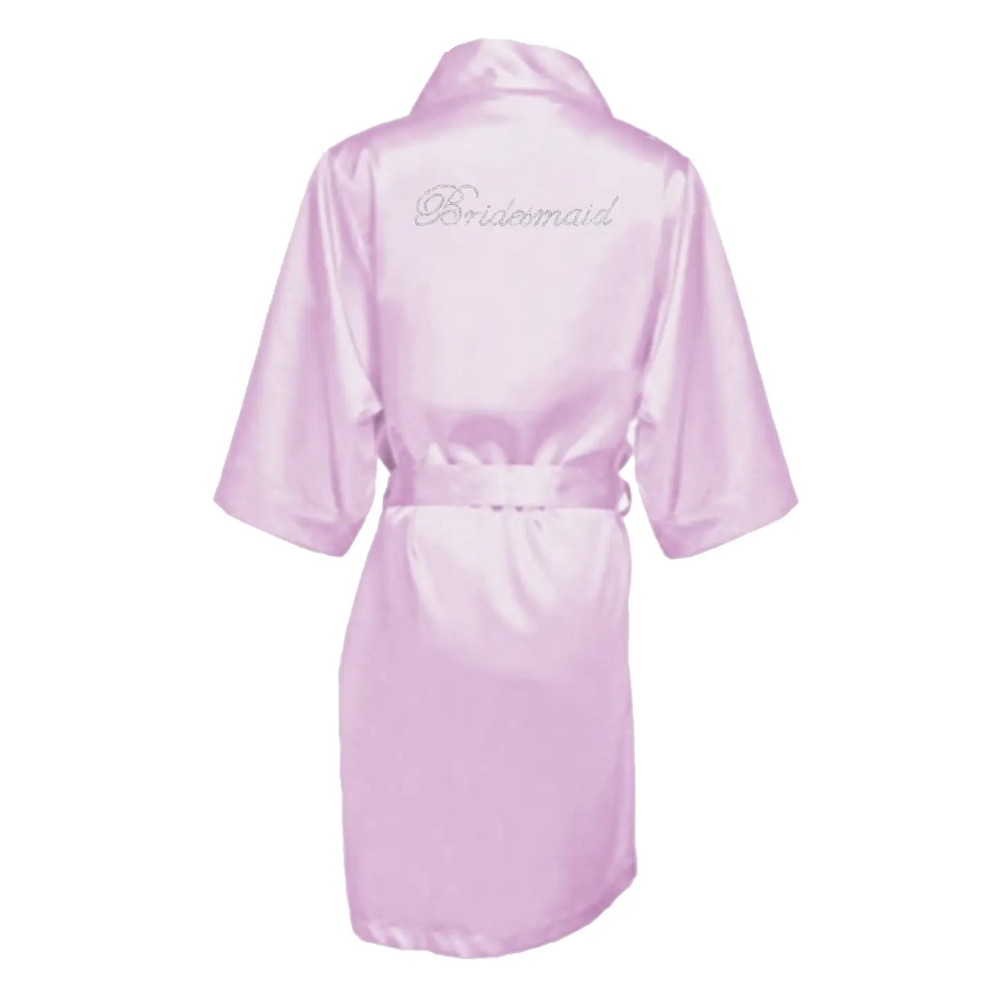 Women's Satin Rhinestone Robes