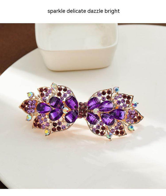 Rhinestone bow hair clip Accessories