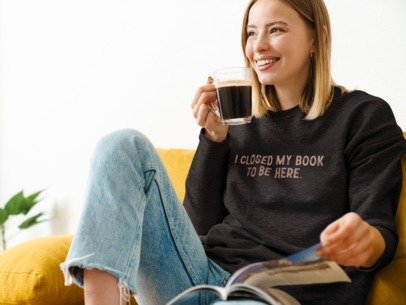 I Closed My Book to Be Here - Graphic Design