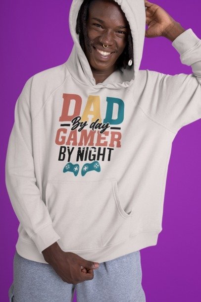 Dad by Day, Gamer by Night – Graphic Design