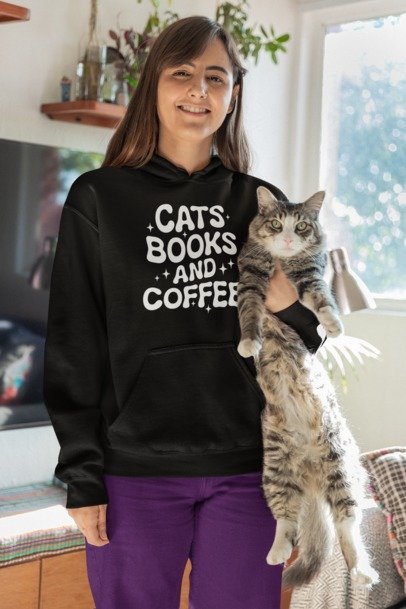 Cats Books & Coffee - Graphic Design