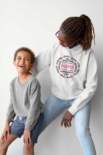 Kind Accepting and Protective Mother's Day - Graphic Design