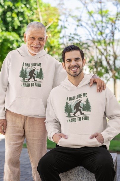 A Dad Like Me Is Hard to Find – Graphic Tee Design