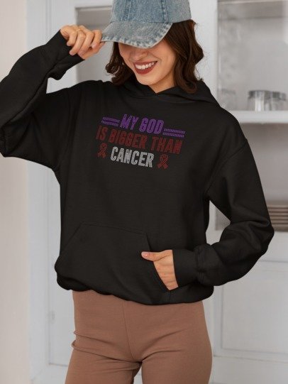 My God in Bigger than Cancer - Rhinestone Collection