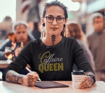 Caffeine Queen - Rhinestone Collection