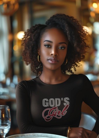 God’s Girl Rhinestone Apparel