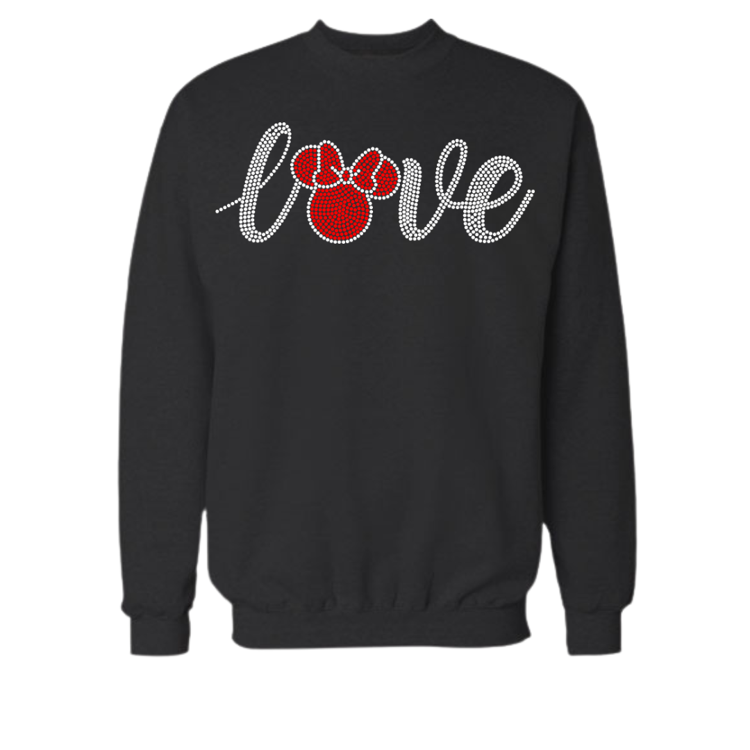 Mini Ears LOVE Rhinestone Apparel