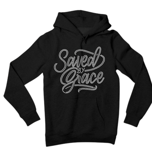 Saved By Grace Rhinestone Apparel