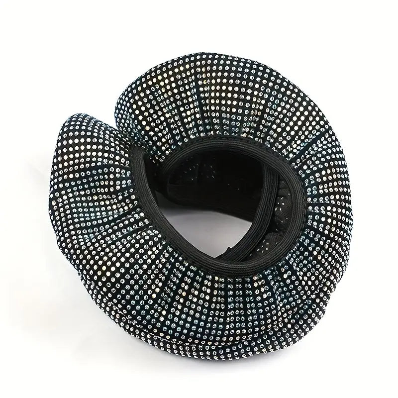 Car Steering Wheel Cover, All-season Universal Anti-skid Car Steering Wheel Handle Sleeve Set With Rhinestone Crystal Full Diamond Supplies Interior