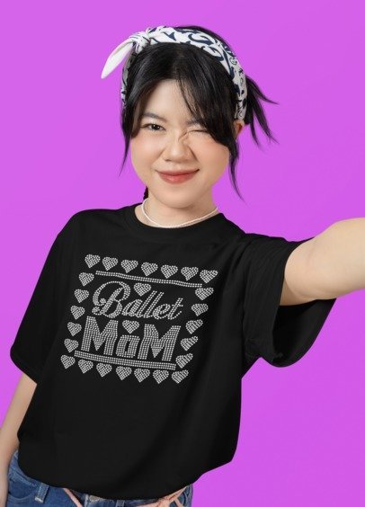 Ballet Mom Rhinestone Apparel – Shine with Style!
