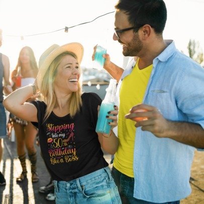 Stepping Into My 50th Birthday Like a Boss - Graphic Design