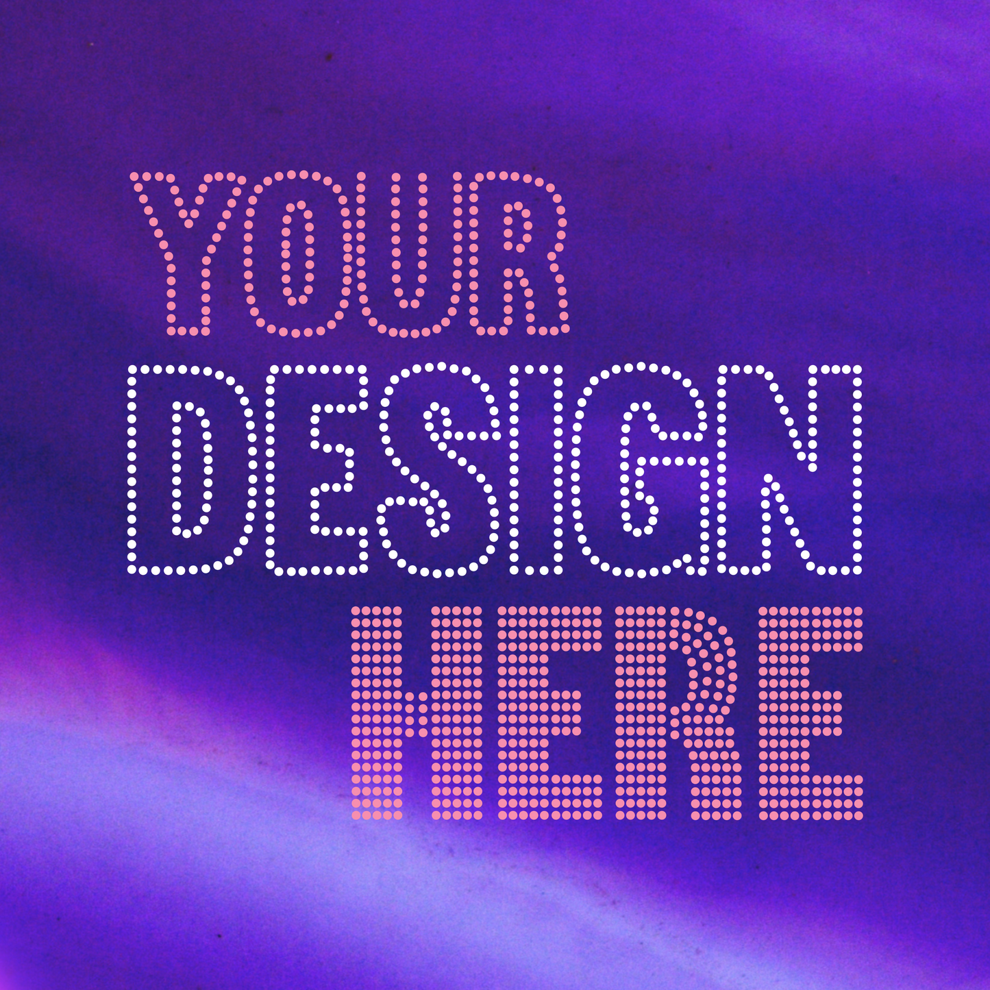 Custom Rhinestone Design - YOUR DESIGN HERE In Rhinestones (Design ONLY) X-Large design Over 1000 stones