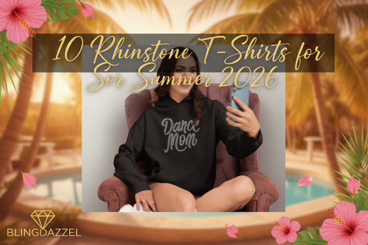 10 Rhinestone T-Shirts Perfect for Summer 2026 – Sparkle Style by Blingdazzel