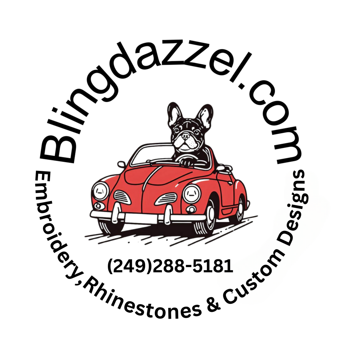 Blingdazzel Logo – Canada's Best Rhinestone Apparel Brand