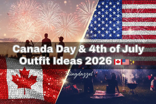 Canada Day and 4th of July Outfit Ideas 2026 – Patriotic Rhinestone Apparel by Blingdazzel Team