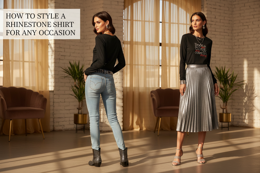 How to Style a Rhinestone Shirt for Any Occasion – Outfit Ideas by Blingdazzel