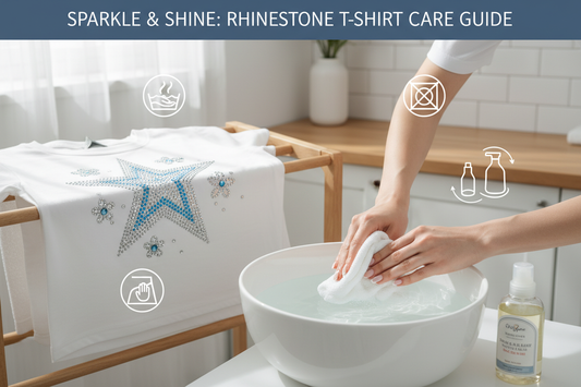 Rhinestone apparel care guide – How to keep your sparkle looking new by Blingdazzel