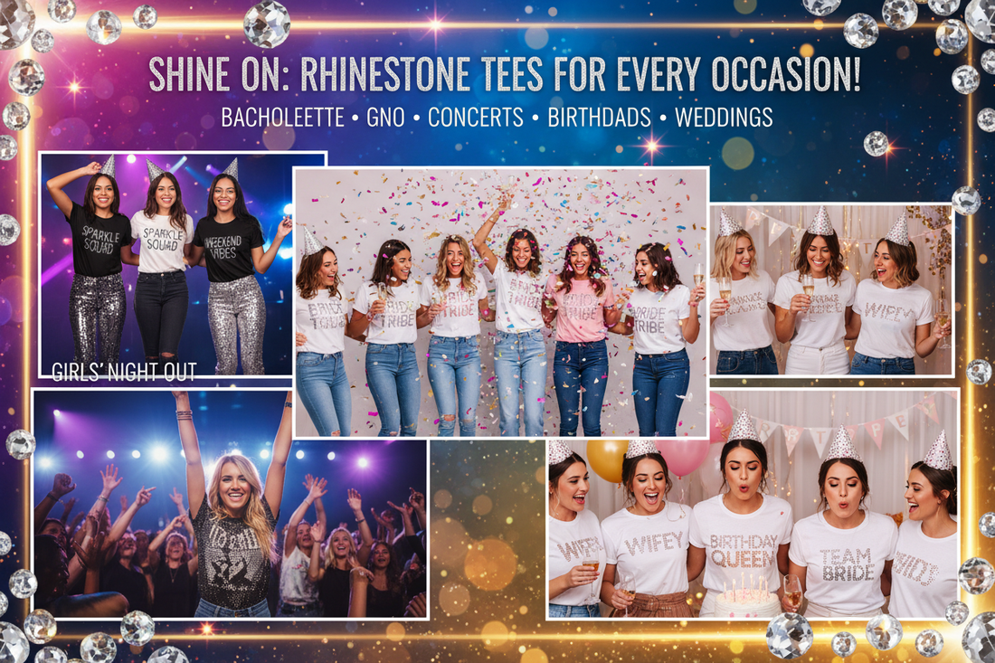 Top 5 Occasions to Wear a Blingdazzel Rhinestone T-Shirt – Sparkling Style Guide