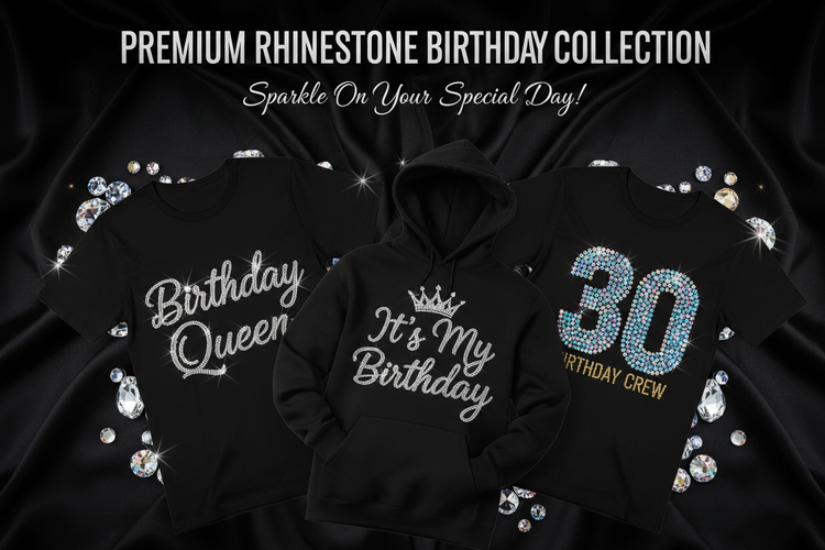 Birthday Rhinestone Banner