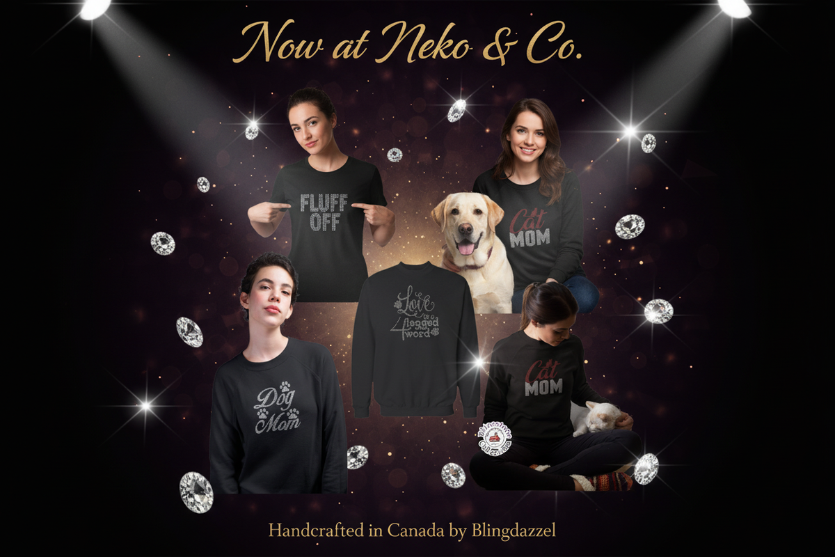 Blingdazzel Pet Lover Rhinestone Apparel – Now at Neko & Co.