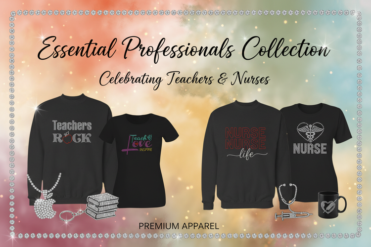Hustle & Shine Rhinestone Apparel