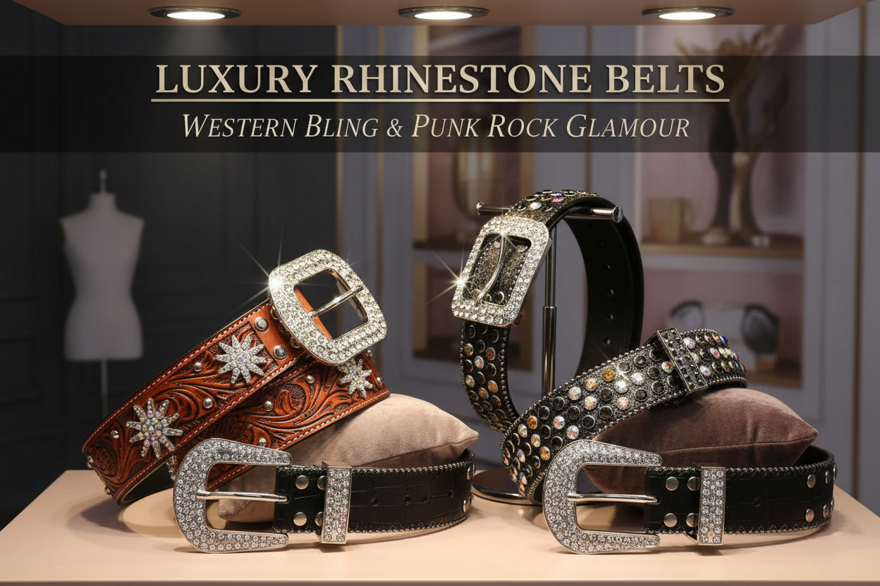 Rhinestone Belts – Sparkle Your Waistline