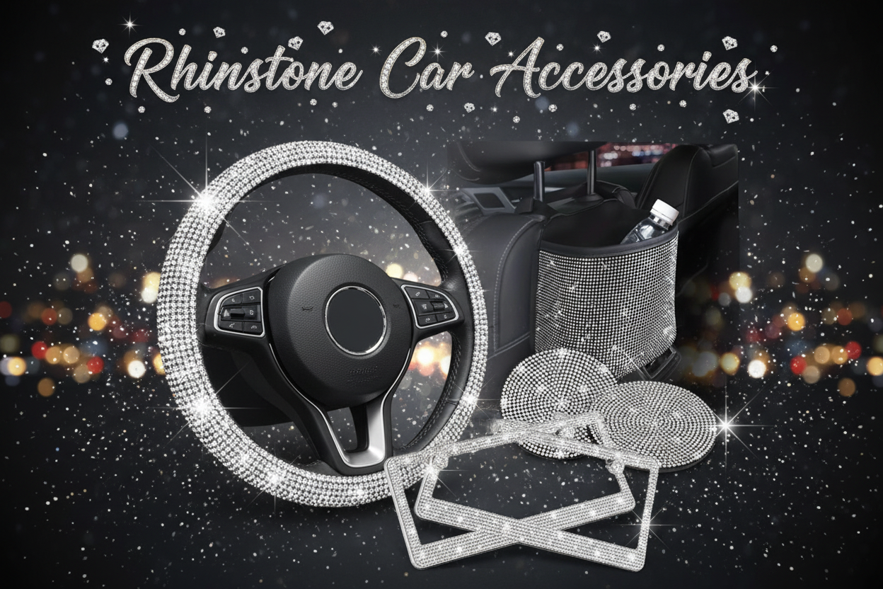 Rhinestone Car Accessories Collection