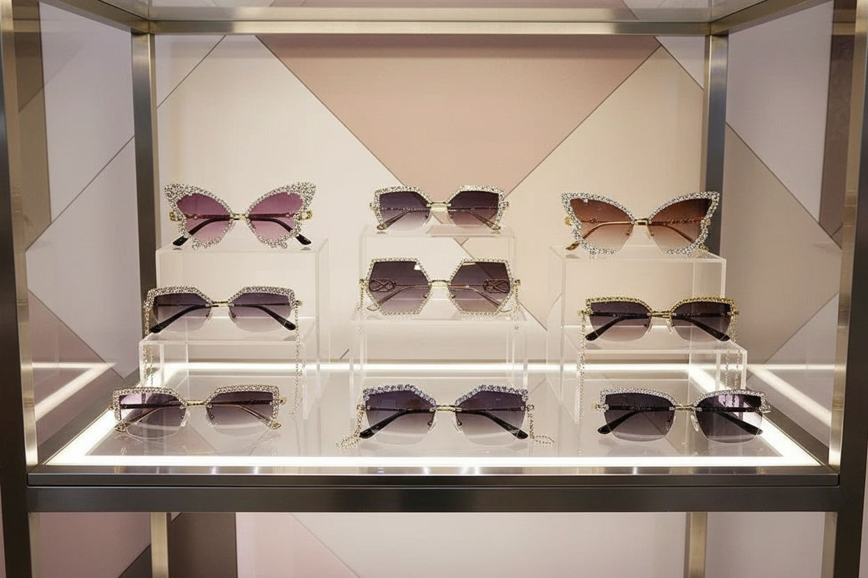 Rhinestone Sunglasses – Glamour in Every Glance