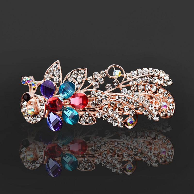 Rhinestone bow hair clip Accessories