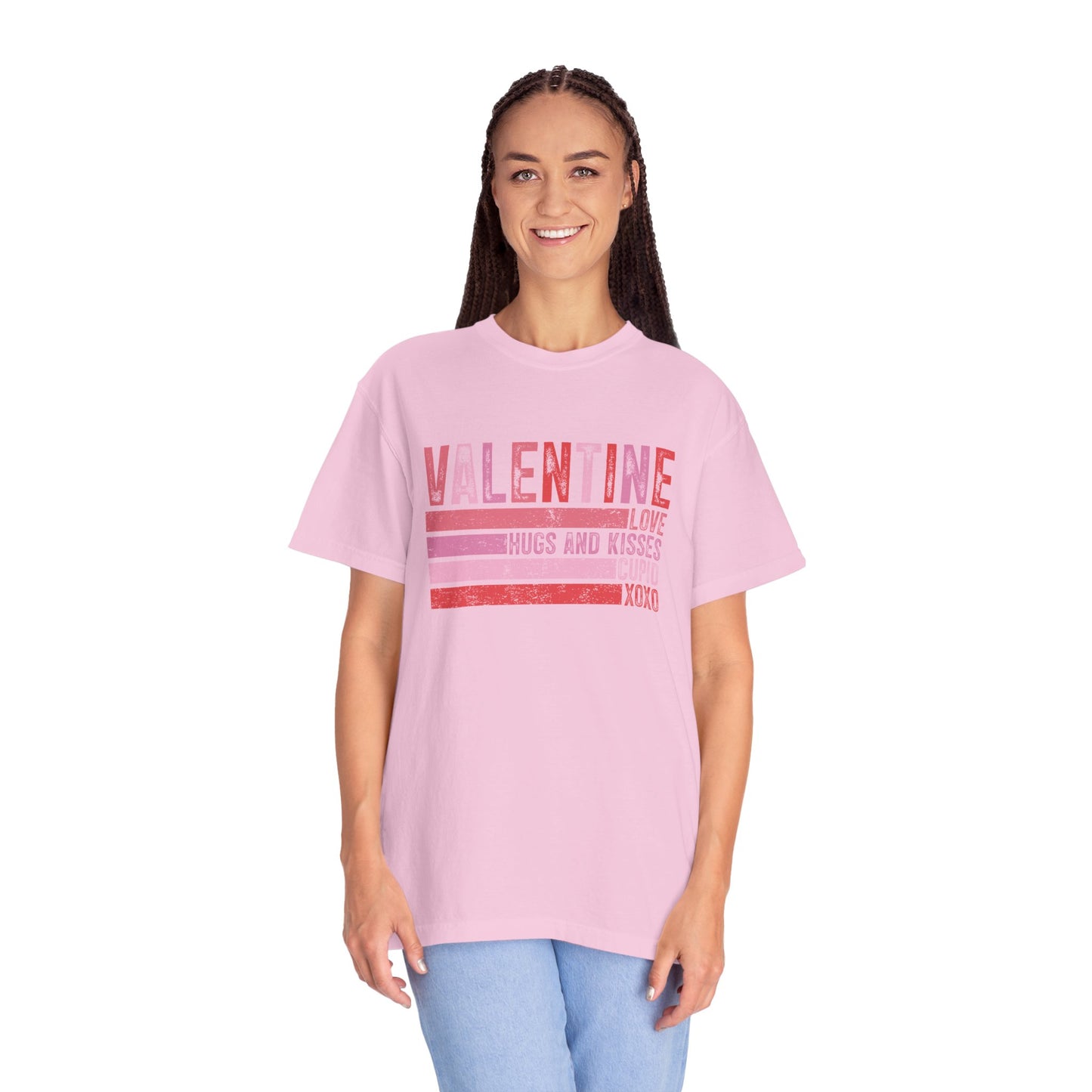 Vintage Valentine Love Hugs & Kisses T-Shirt