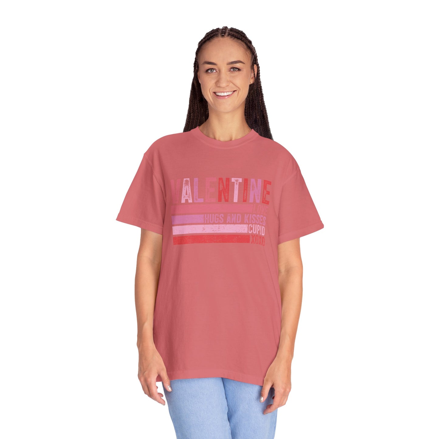 Vintage Valentine Love Hugs & Kisses T-Shirt