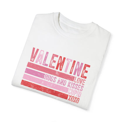 Vintage Valentine Love Hugs & Kisses T-Shirt