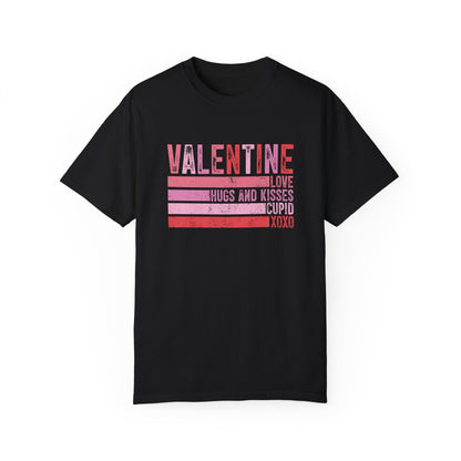 Vintage Valentine Love Hugs & Kisses T-Shirt