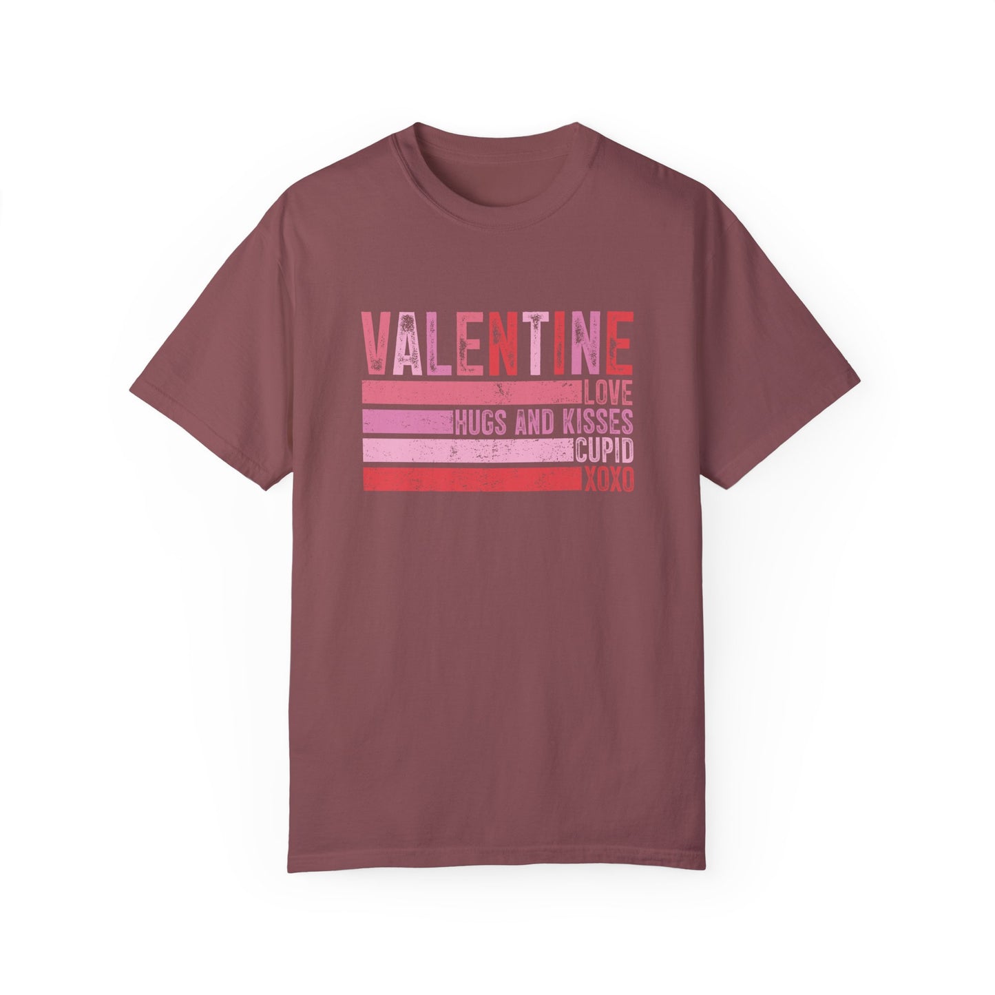 Vintage Valentine Love Hugs & Kisses T-Shirt