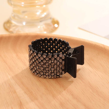 Decorative Ponytail Hair Clip Pearl Rhinestone Claw Clip