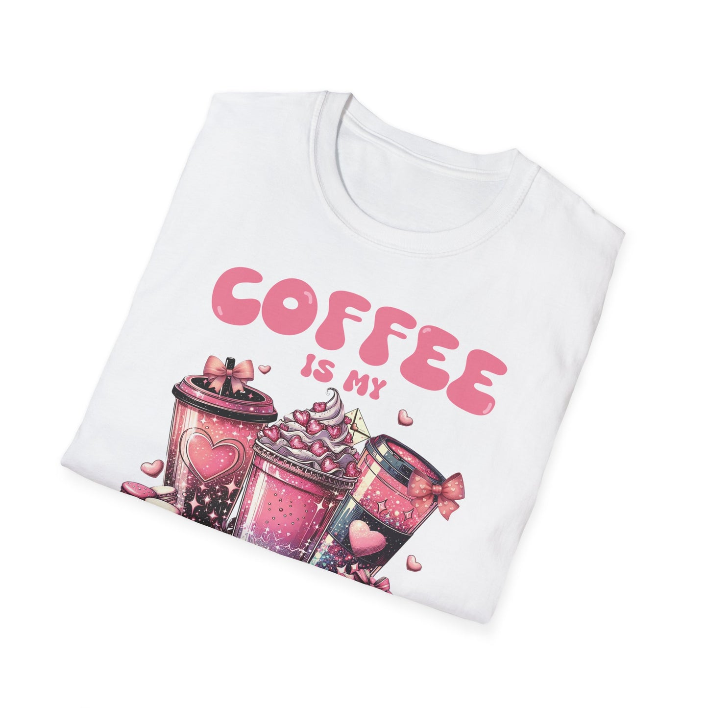 Pink Coffee is my Valentine T-Shirt