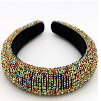Baroque rhinestone headband