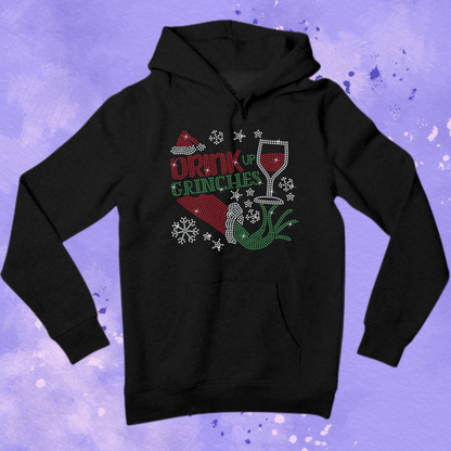 Drink up Grinches Rhinestone Apparel