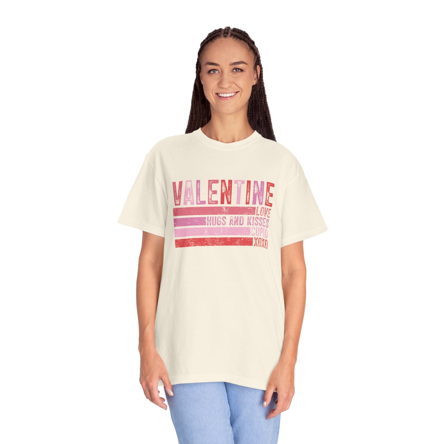 Vintage Valentine Love Hugs & Kisses T-Shirt