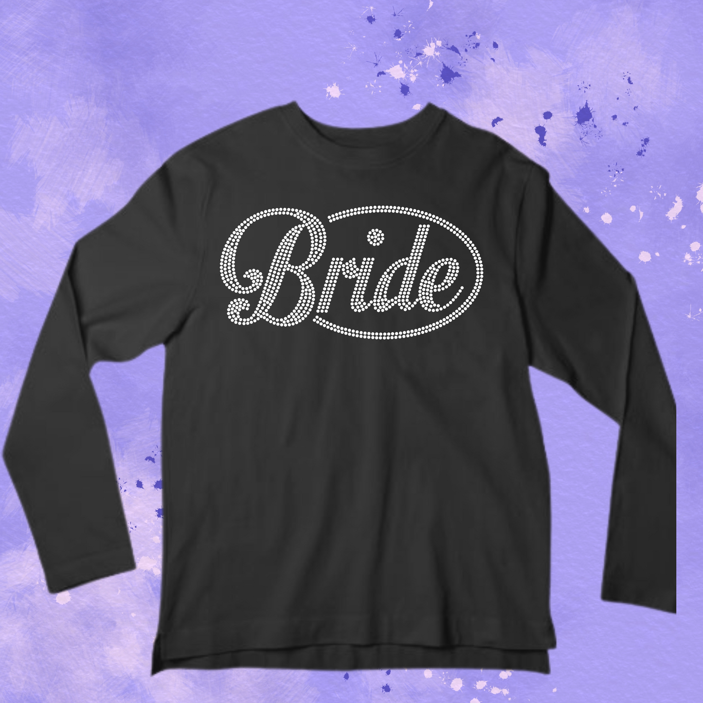 Bride in Circle Rhinestone Apparel