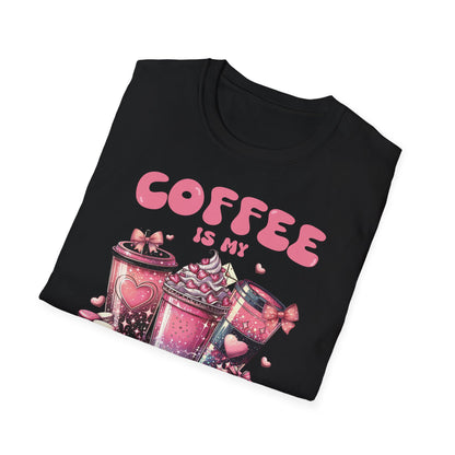 Pink Coffee is my Valentine T-Shirt