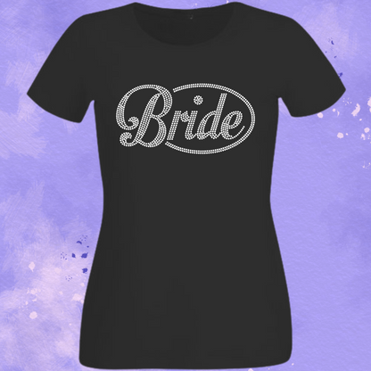 Bride in Circle Rhinestone Apparel